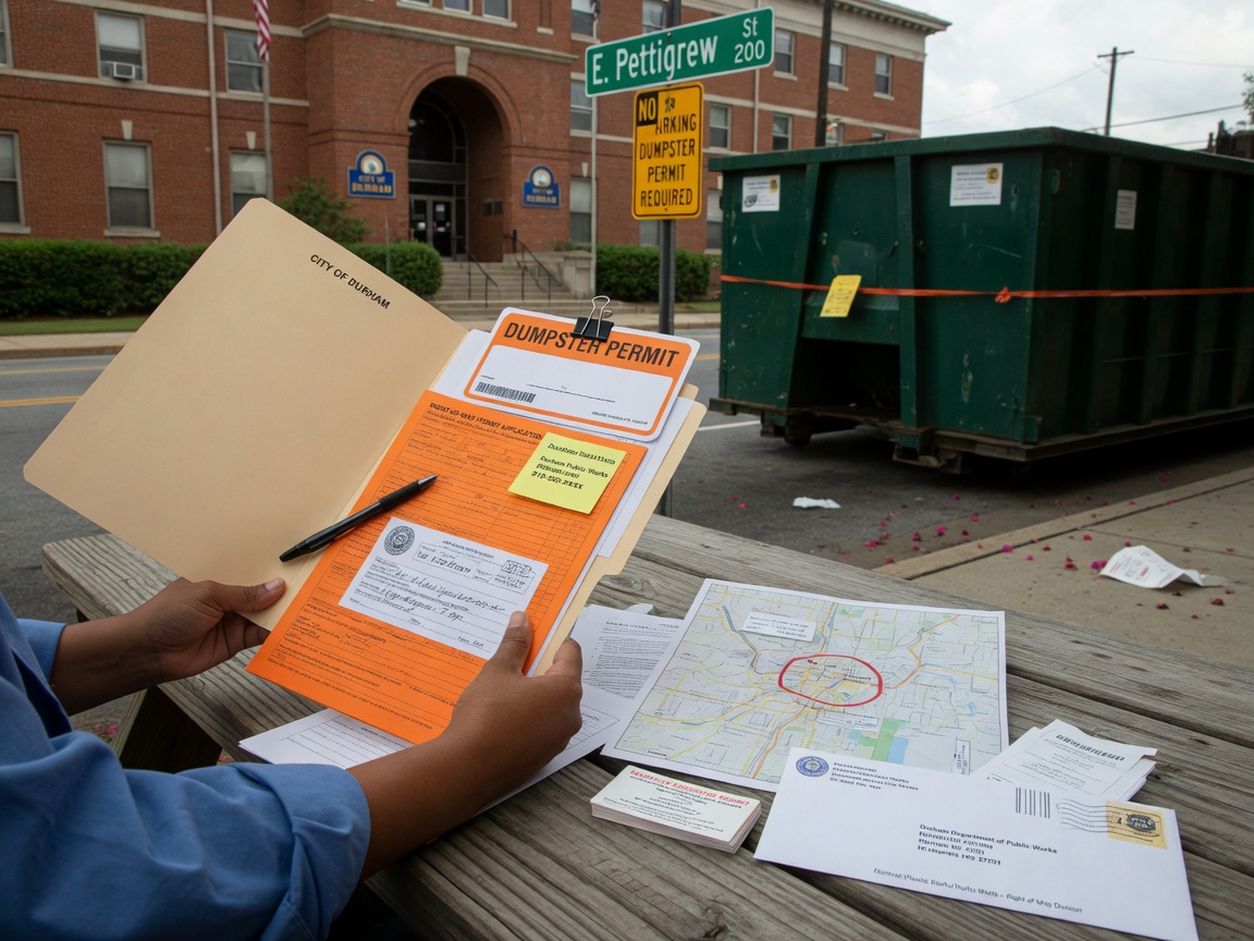 How To Obtain A Dumpster Rental Permit In Durham