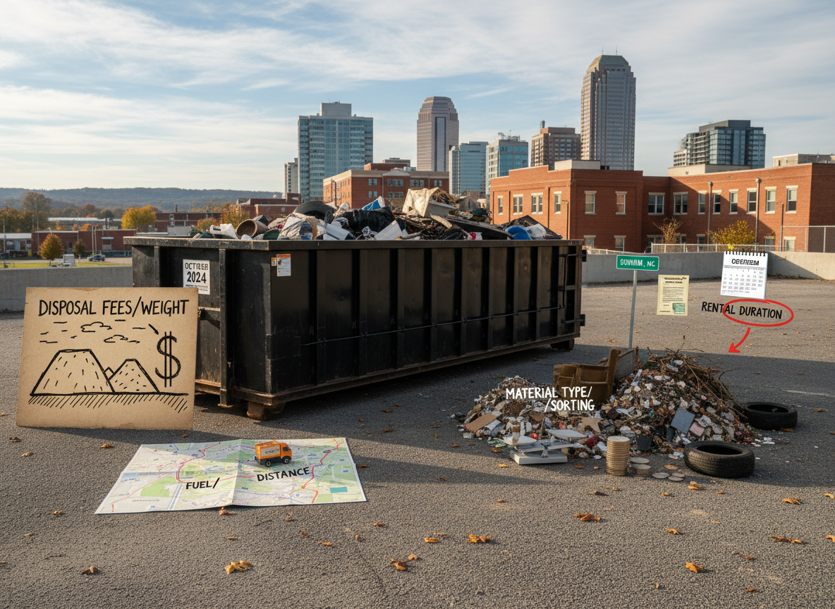 What Influences Dumpster Rental Costs In Durham Nc